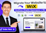 migrate wordpress shopify squarespace website to wix SEO redesign setup